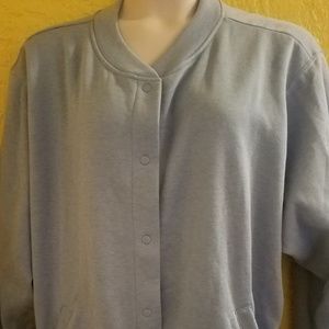 Baby Blue Fall Winter Jacket PLUS Size 4XL 4X